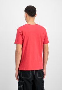 Alpha Industries SMALL LOGO - T-shirts basic - red