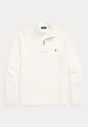 ESTATE RIB QUARTER ZIP PULLOVER - Svetrík - nevis