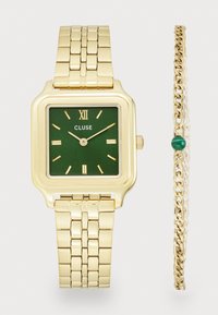 Cluse GIFTBOX WATCH AND BRACELET SET - Uhr - gold-coloured/forest green