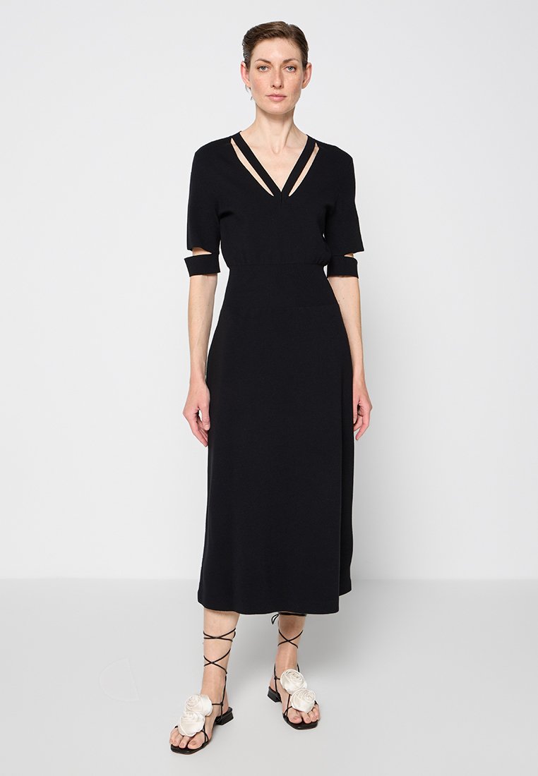 TORY BURCH Gebreide jurk zwart
