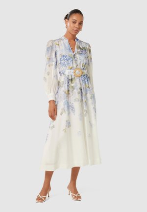 Forever New PEYTON TRIM DETAIL MIDI - Cocktailkjole - blue warrantina