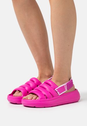 SPORT YEAH - Sandals - dragon fruit
