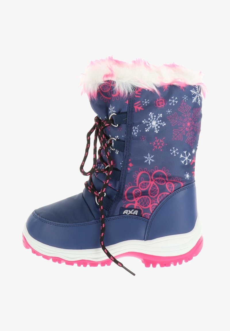 AXA SHOES MLU - Stivali da neve  - blu