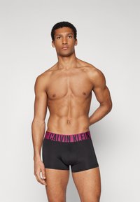 Calvin Klein Underwear TRUNK 3 PACK MODERN STRUCTURE COTTON - Ozke boksarice - black/white/pink
