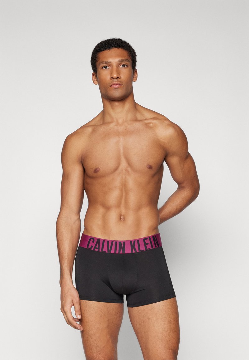 Calvin Klein Underwear TRUNK 3 PACK MODERN STRUCTURE COTTON - Ozke boksarice - black/white/pink