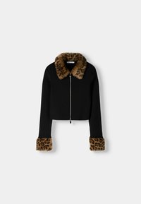 Bershka Cardigan - black denim