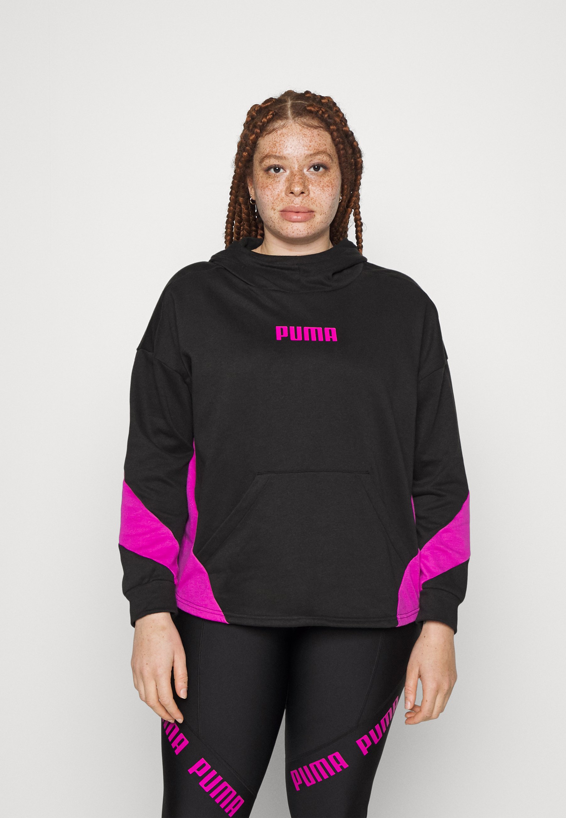 Puma TRAIN LOGO HOODIE PLUS - Hoodie 