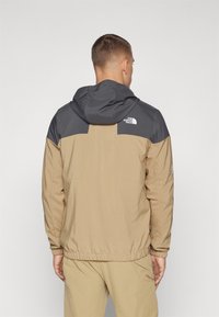 The North Face WIND TRACK HOODIE - Giacca a vento - kelp tan/anthracite grey