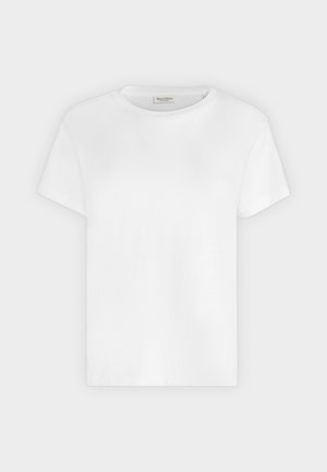 Marc O'Polo, SHORT SLEEVE ROUND NECK LOGO AT BACK  - T-shirt basic - white