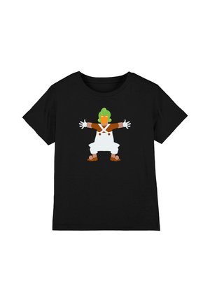 Cotton Soul, WILLY WONKA AND THE CHOCOLATE FACTORY/LONE OOMPA LOOMPA UNISEX - Print T-shirt - black