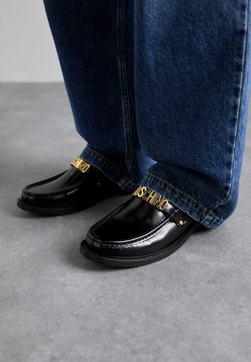 MOSCHINO SCARPA UOMO - Polobotky - nero