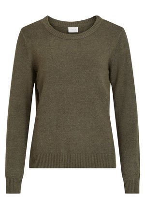 Stickad tröja - dark green