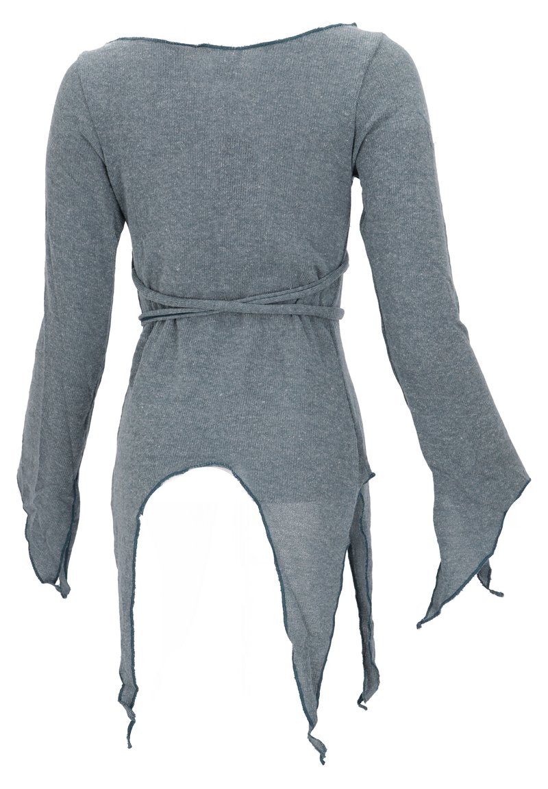 Damen Strickjacken | Guru Shop Strickjacke taubenblau/blaugrau - CC05496 Damen Strickjacken | Guru Shop Strickjacke taubenblau/blaugrau - CC05496