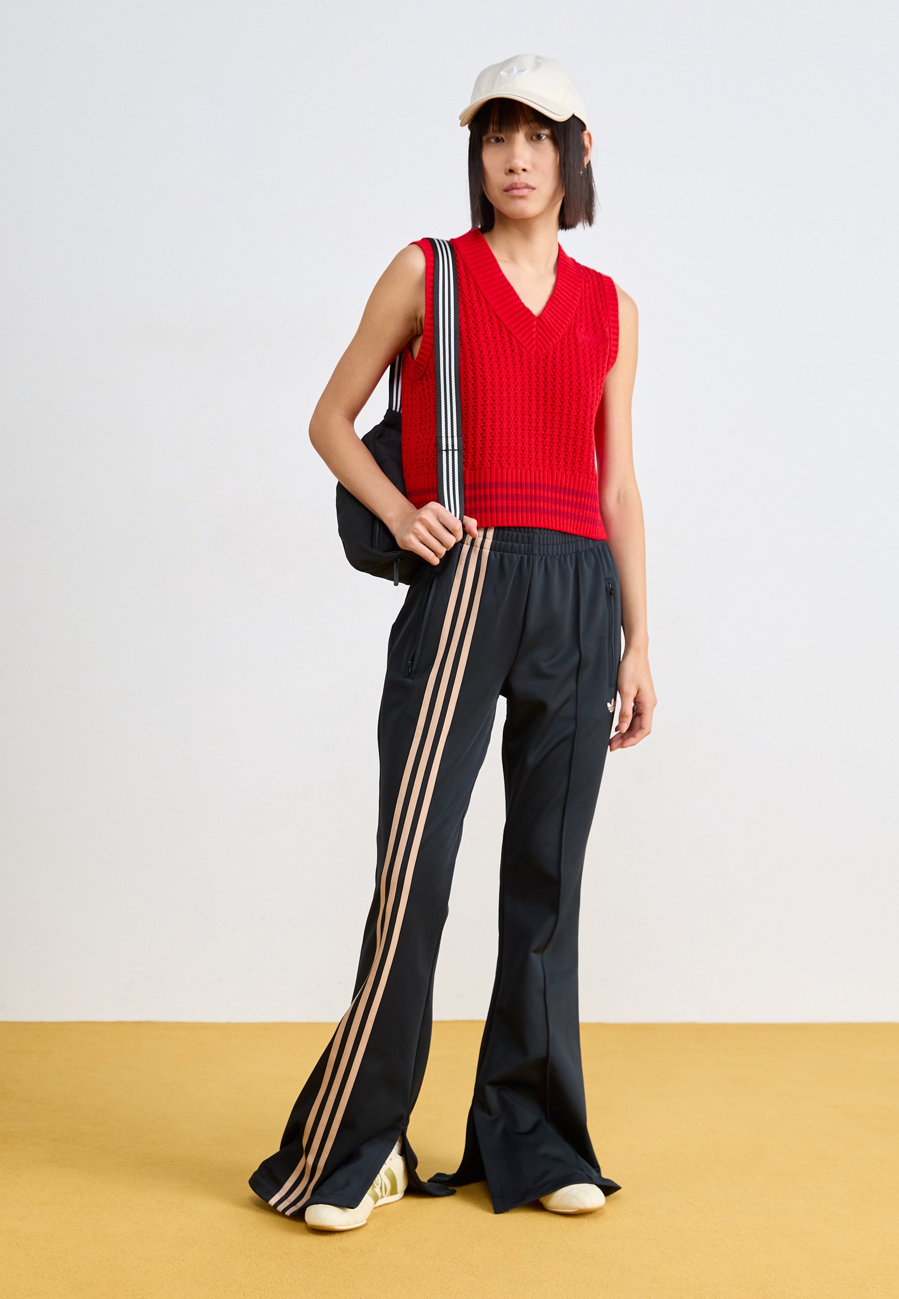 adidas Originals 3-STRIPES FLARED FIREBIRD TRACK PANTS