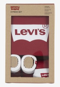 Levi's® BATWING ONESIE HAT BOOTIE UNISEX SET - Regalo per nascita - levi's red