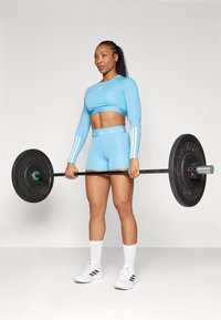 adidas Performance TECHFIT SHORT - Leggings - semi blue burst