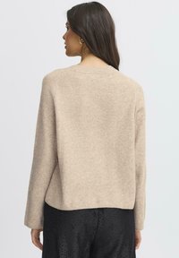Fransa Jumper - desert taupe melange