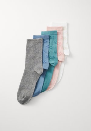 5 PACK - Sokker - beige/blue/grey
