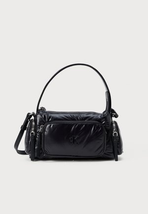 POCKET SHINY SMALL BAG - Handbag - black