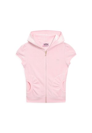 HERITAGE CAPPED SLEEVE  - Sweat zippé - juicy pink