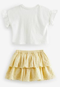 Next SET  - REGULAR FIT - sukňa v tvare A - lemon yellow