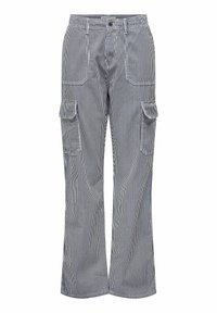 WEITE HIGH WAIST - Hlačami s stranskimi žepi - sky captain