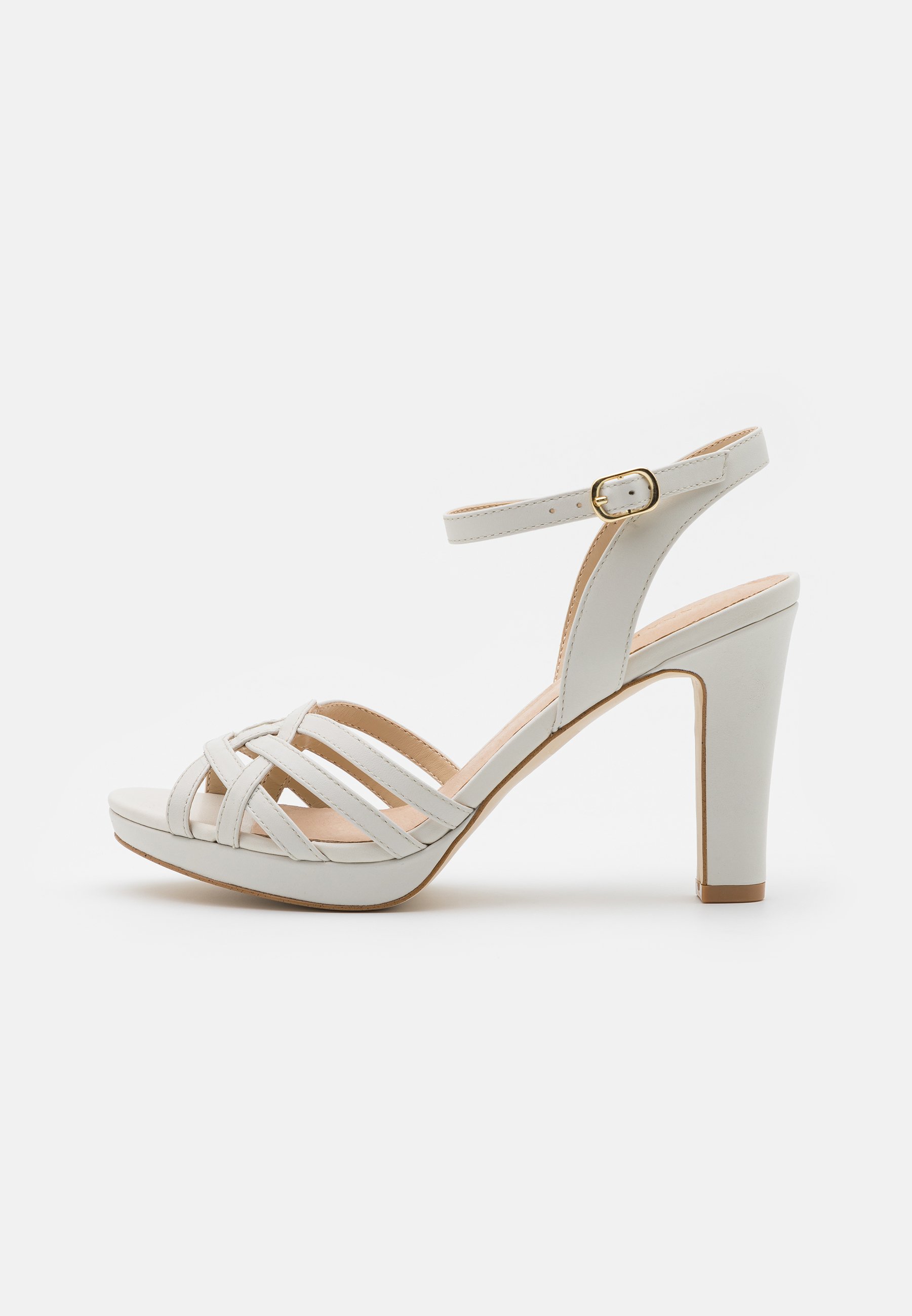 sandale a talon blanche