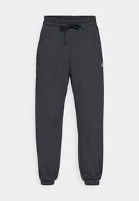 ESSENTIALS SMALL LOGO CUFFED - Pantalon de survêtement - black/white