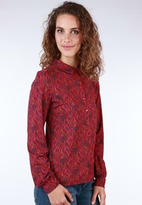 Lykka du Nord VALENTINA - Button-down blouse - dark grape