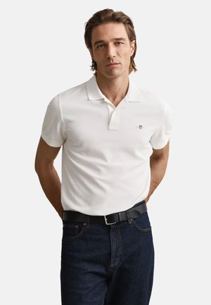 REG SHIELD SS - Poloskjorter - white