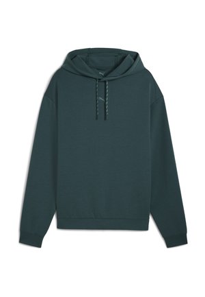Felpa con cappuccio - green terrain heather