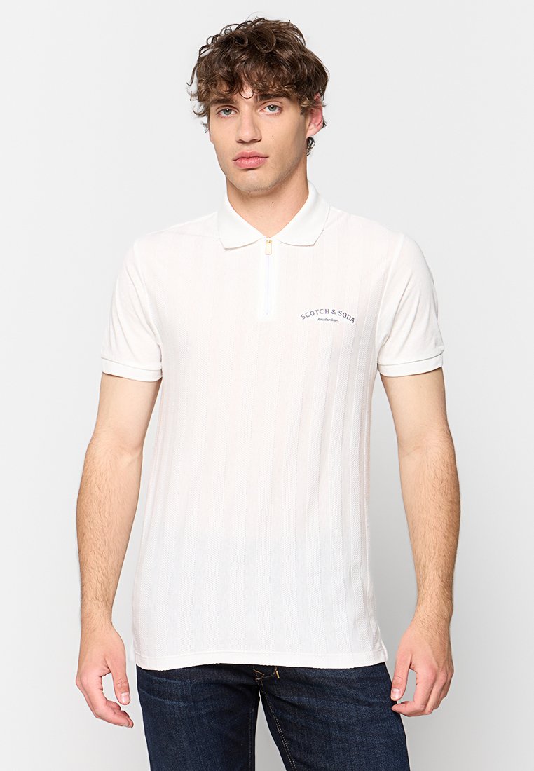 Scotch & Soda Poloshirt wit Scotch & Soda Poloshirt wit