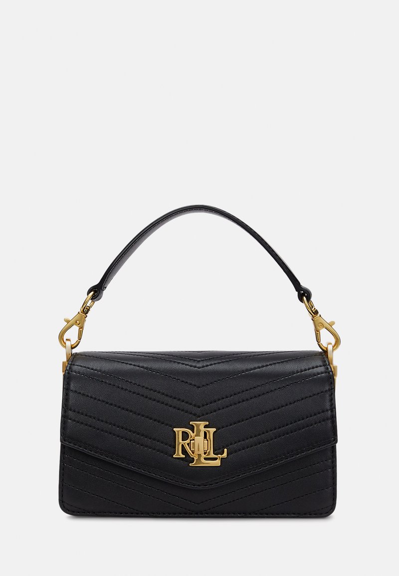 Lauren Ralph Lauren STITCHED SMALL TAYLER CROSSBODY BAG - Schoudertas - black