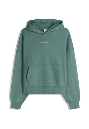 PRINTED BOXY FIT - Hoodie - evergreen