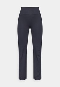 HIGH RISE FLARED SEAMLESS LEGGINGS - Κολάν - black