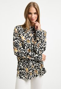 Frieda & Freddies Button-down blouse - schwarz weiss