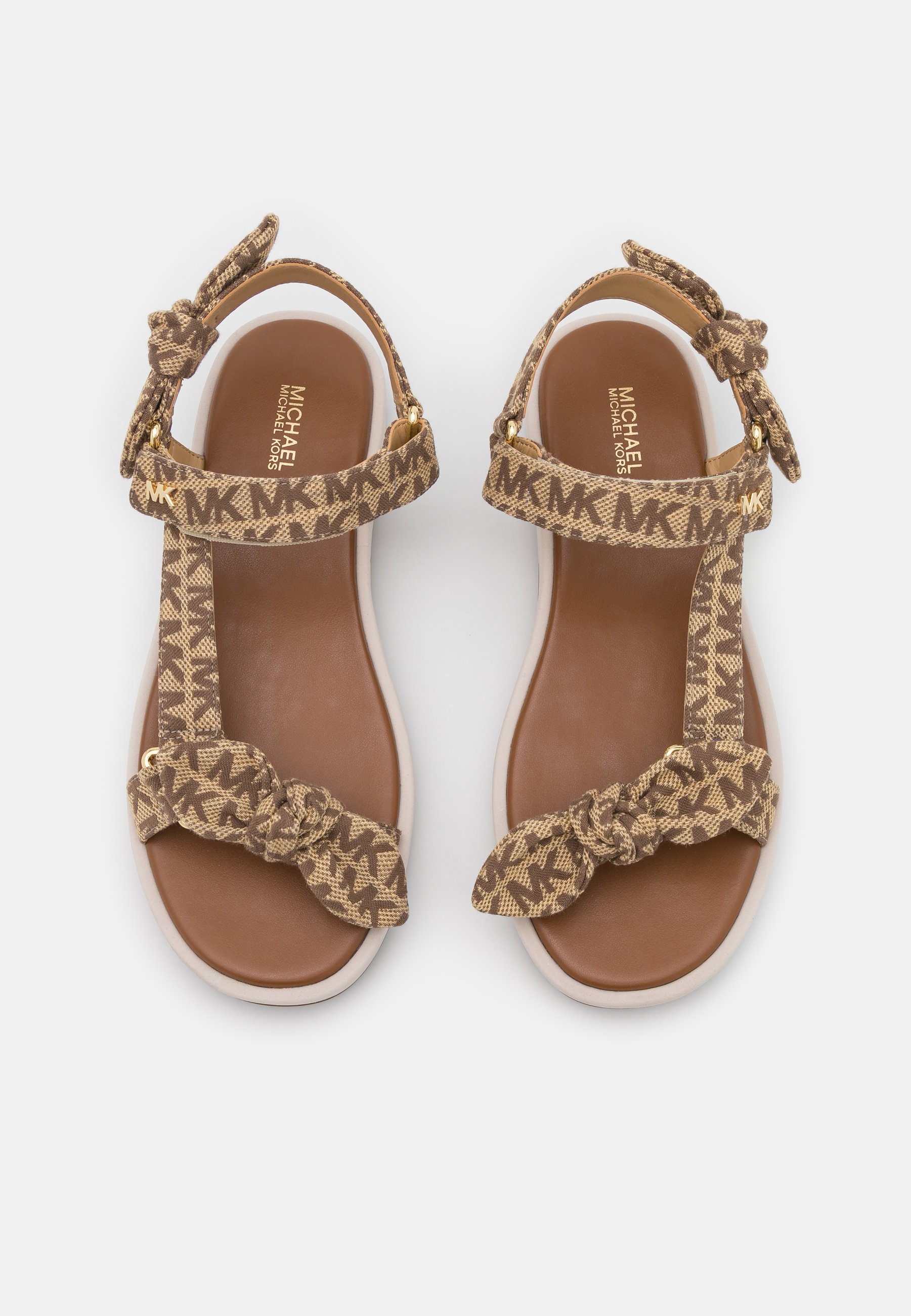 MICHAEL Michael Kors PHOEBE - Sandalias - beige/ebony/tostado - Zalando.es