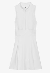 TENNIS DRESS WITH ZIP FRONT AND BUILT IN SHORTS WITH POCKET - Vestido desportivo - white