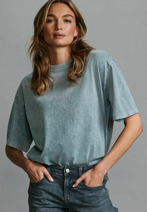 Apdrukāts T-krekls - denim blue