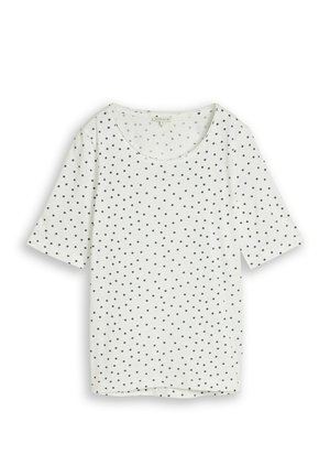 TOM TAILOR, TOM TAILOR T-SHIRT T-SHIRT MIT PUNKTEMUSTER - T-Shirt print - white small dot design