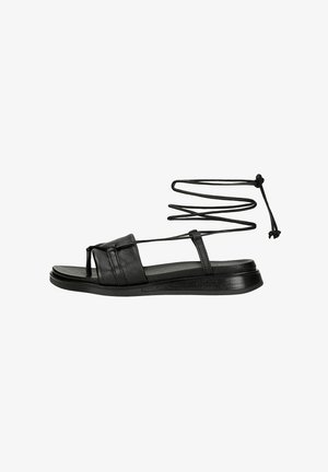 Wojas, T-rihmaga sandaalid - black