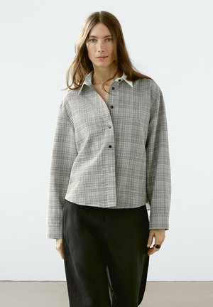 CHECK - Chemisier - white