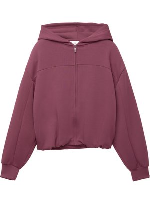 PULL&BEAR BALLOON - Mikina na zip - bordeaux