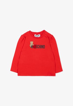 MOSCHINO, T-SHIRT - T-shirt à manches longues - red