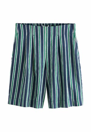 Next, Šortky - navy green stripe