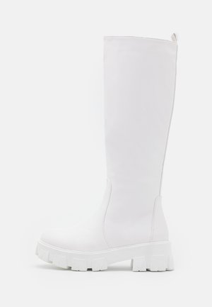 WELLINGTON BOOT - Platform boots - white