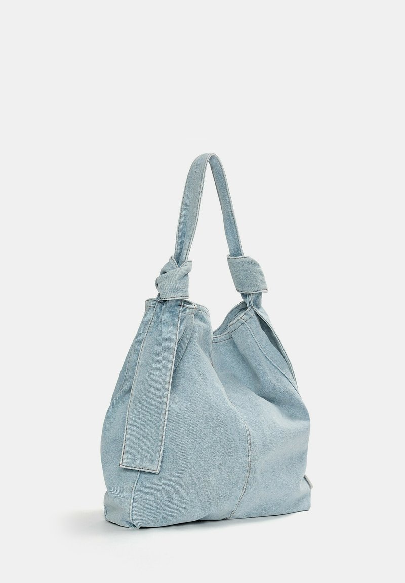 Grand Sac à Dos Pull&Bear Bleu Denim 50x30x14cm NEUF AVEC ÉTIQUETTE