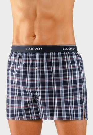 WEB 2PACK - Boxer shorts - blau kariert/rot kariert