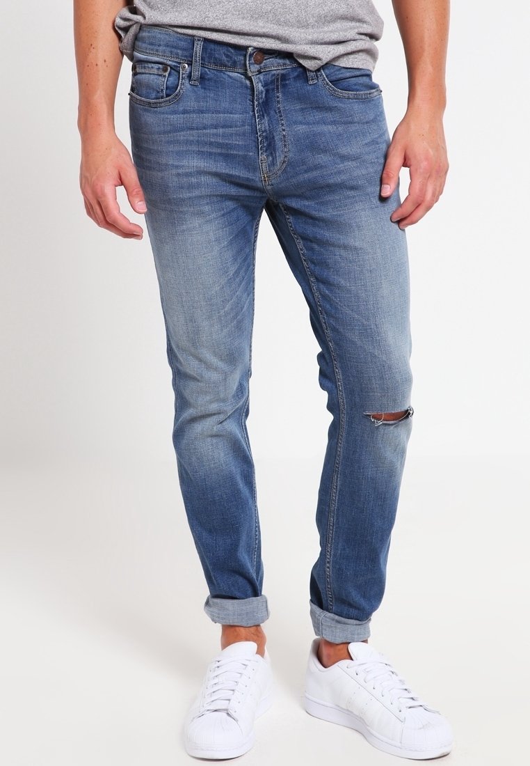 Hollister Co. Jeans slim fit - blue denim