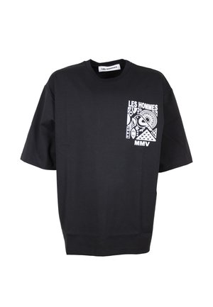 T-shirt con stampa - black